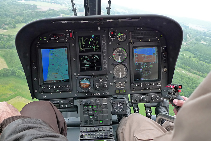 Cockpit hélicoptère EC120 NHE