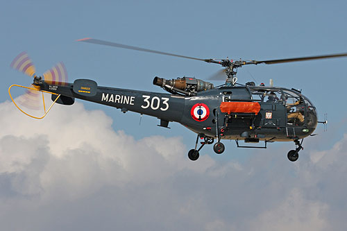 Hélicoptère Alouette III Marine