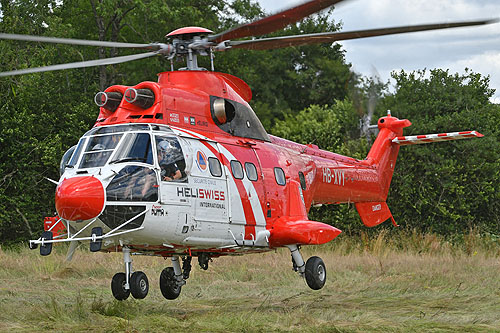 Hélicoptère AS332 SuperPuma HB-XVY d'HELISWISS INTERNATIONAL