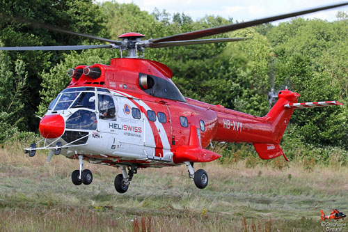 Hélicoptère AS332 SuperPuma HB-XVY d'HELISWISS INTERNATIONAL