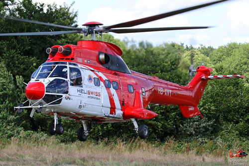 Hélicoptère AS332 SuperPuma HB-XVY d'HELISWISS INTERNATIONAL