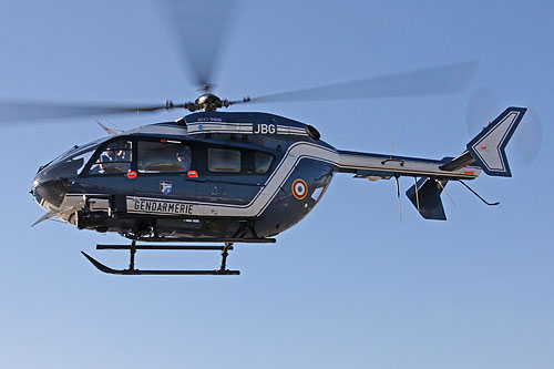 Hélicoptère EC145 de la Gendarmerie Nationale