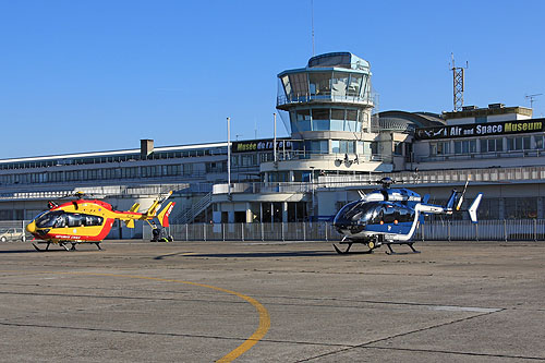 Les 2 hélicoptères EC145 : Sécurité Civile et Gendarmerie