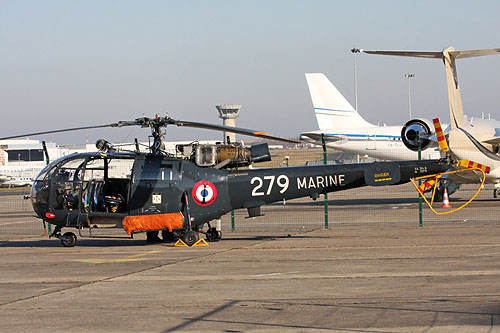 Hélicoptère Alouette III Marine Nationale 