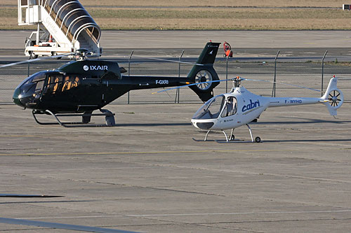 Hélicoptères EC120 F-GXRI et Cabri G2 F-WYHG