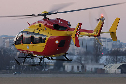 Hélicoptère EC145 Sécurité Civile