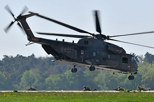 Hélicoptère CH53 de la Luftwaffe allemande