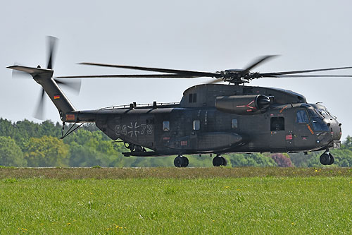 Hélicoptère CH53 de la Luftwaffe allemande