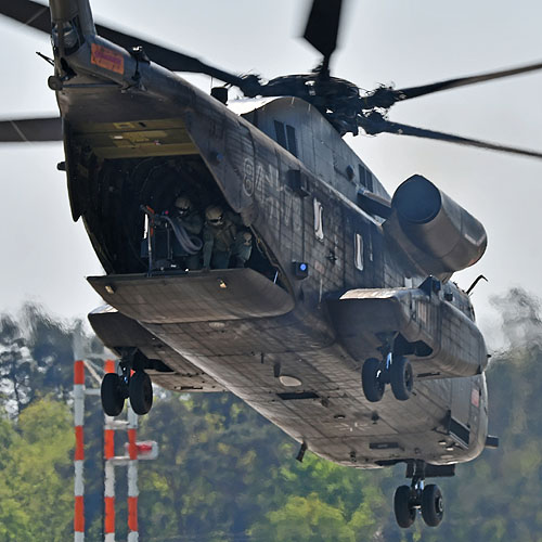 Hélicoptère CH53 de la Luftwaffe allemande