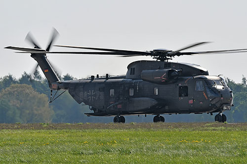 Hélicoptère CH53 de la Luftwaffe allemande