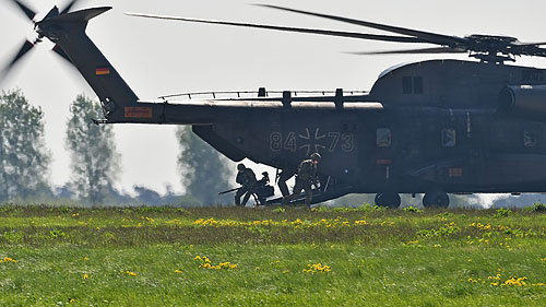 Hélicoptère CH53 de la Luftwaffe allemande