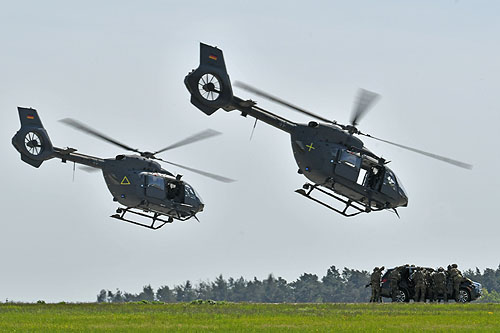 Hélicoptère H145M de la Luftwaffe allemande