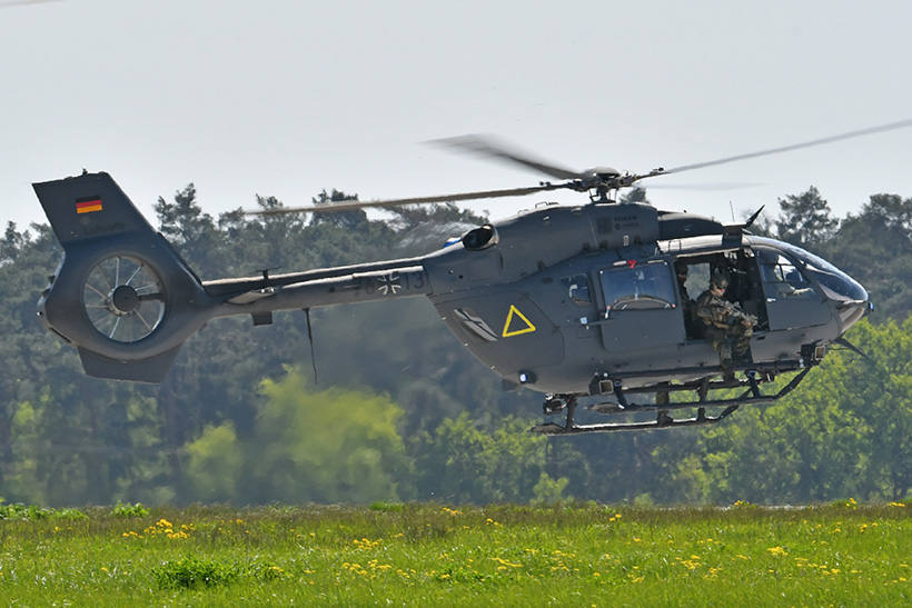 Hélicoptère H145M de la Luftwaffe allemande