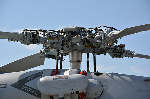 Rotor principal de l'hélicoptère SH60 Seahawk de l'US Navy