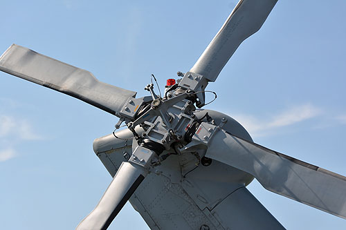 Rotor de queue de l'hélicoptère SH60 Seahawk de l'US Navy