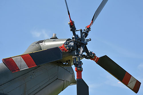 Rotor de queue de l'hélicoptère Seaking de la Marine allemande