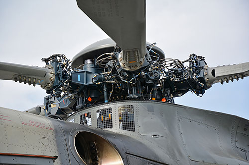 Rotor principal de l'hélicoptère Seaking de la Marine allemande