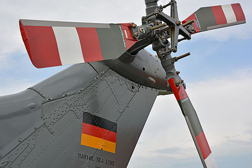 Rotor de queue de l'hélicoptère Lynx de la Marine allemande