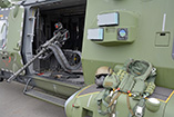 Mitrailleuse de porte sur un hélicoptère NH90 de la Luftwaffe allemande