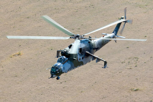 Hélicoptère MI24 Hind République Tchèque