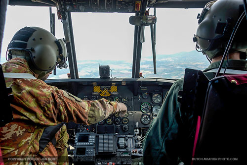 Hélicoptère CH47 Chinook italien