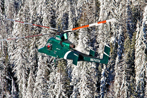 Hélicoptère K1200 KMAX N674TH de TIMBERLINE HELICOPTERS, USA