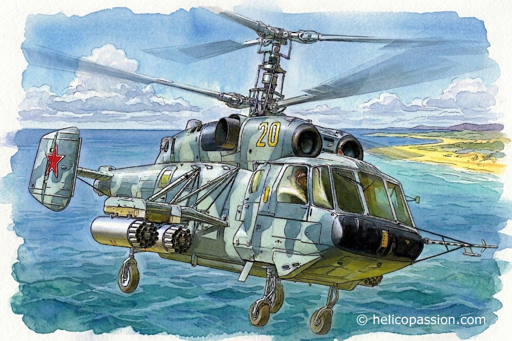 Hélicoptère KA29TB Hélix B de la Marine russe