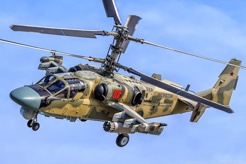 Hélicoptère KA52 Alligator