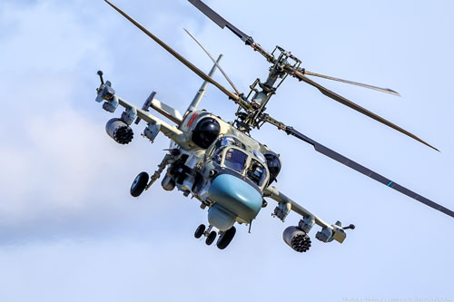 Hélicoptère KA52 Alligator