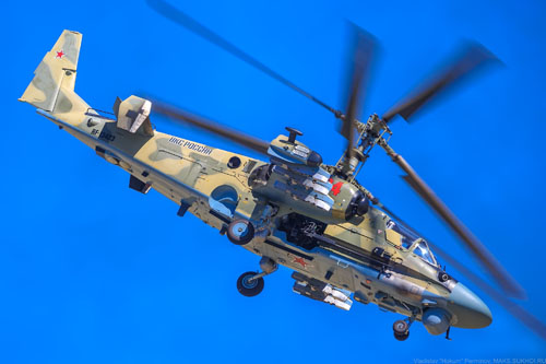 Hélicoptère KA52 Alligator