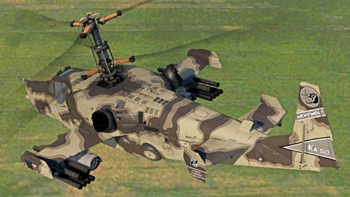 Hélicoptère KA50 Hokum