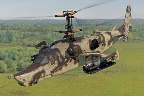 Hélicoptère KA50 Hokum