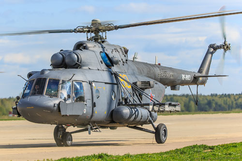 Hélicoptère de transport MI17 Hip de l'armée russe