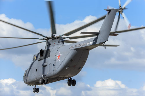 Hélicoptère de transport lourd MI26 Halo de l'armée russe