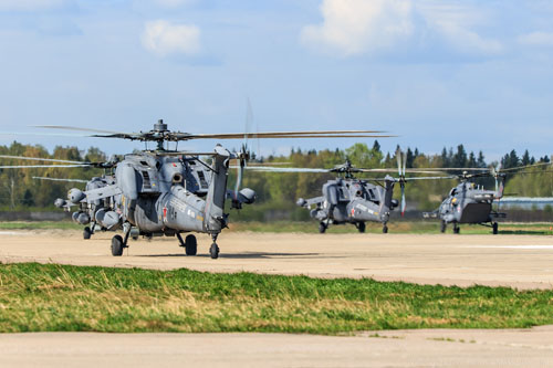 Hélicoptère d'attaque MI28 Havoc de l'armée russe