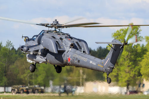 Hélicoptère d'attaque MI28 Havoc de l'armée russe