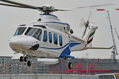 Hélicoptère AW139 DU-142 de Dubai Air Wing, United Arab Emirates