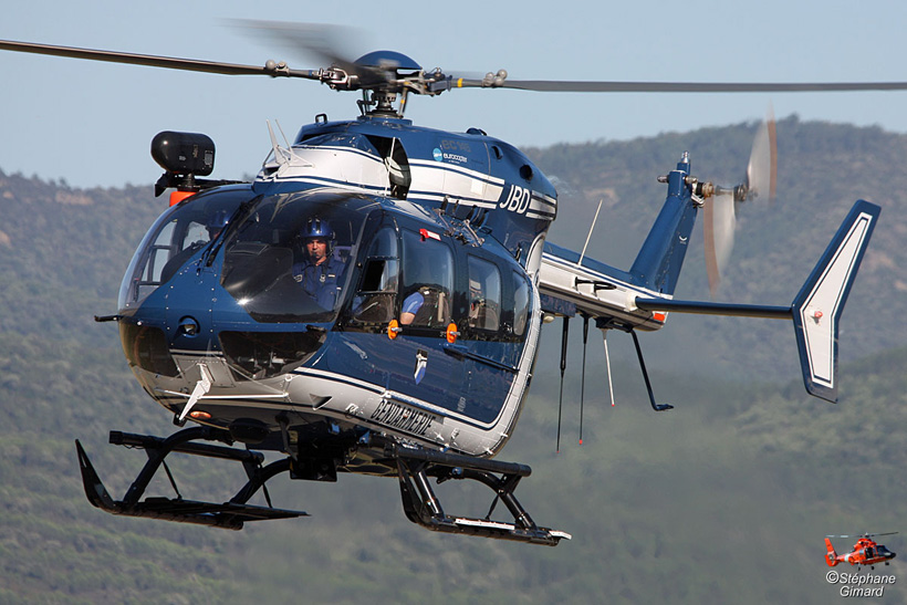 Hélicoptère EC145 de la Gendarmerie Nationale française