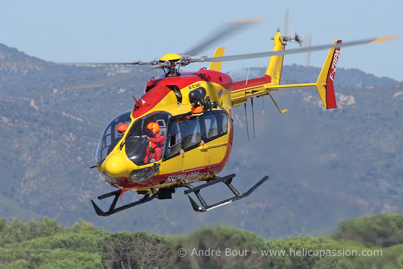 Hélicoptère EC145 de la Sécurité Civile française