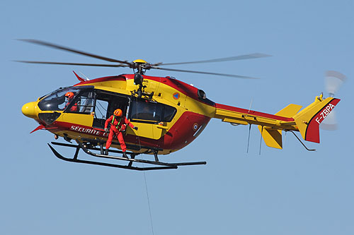 Hélicoptère EC145 de la Sécurité Civile française