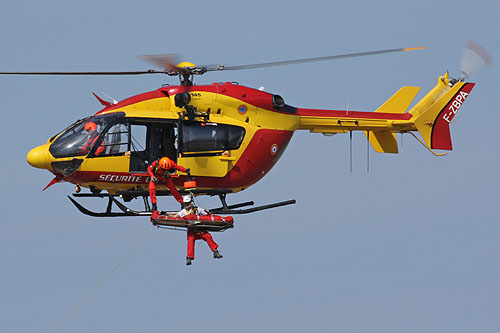 Hélicoptère EC145 de la Sécurité Civile française