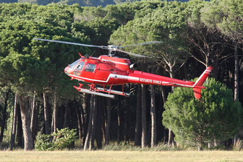 Hélicoptère AS350 Ecureuil Sécurité Civile