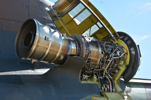 Hélicoptère de transport lourd CH47D Chinook de la FAMET espagnole