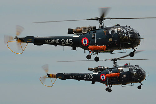 Hélicoptère Alouette III Marine France