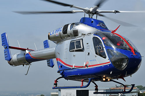 Hélicoptère MD902 LX-HRC Luxembourg Air Rescue