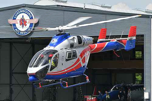 Hélicoptère MD902 LX-HAR Luxembourg Air Rescue