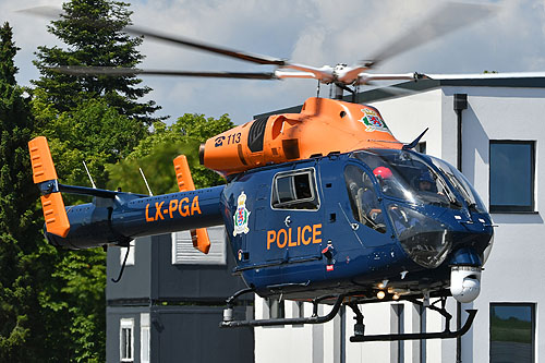 Hélicoptère MD902 LX-PGA de la Police luxembourgeoise 