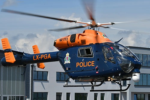 Hélicoptère MD902 LX-PGA de la Police luxembourgeoise 