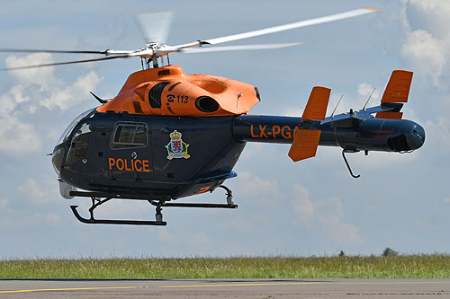 Hélicoptère MD902 LX-PGA de la Police luxembourgeoise 