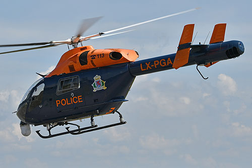 Hélicoptère MD902 LX-PGA de la Police luxembourgeoise 